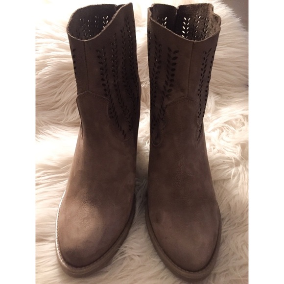 NEW COOLWAY brown ankle leather boots shoes Sz. 10 - Picture 3 of 5